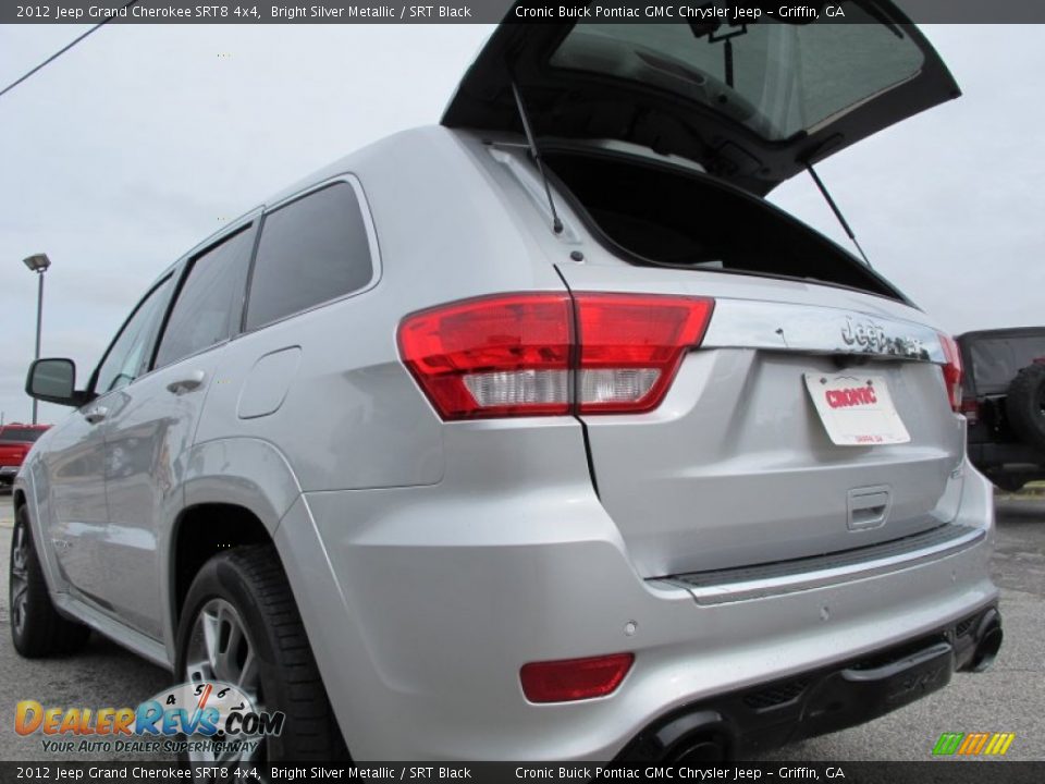 2012 Jeep Grand Cherokee SRT8 4x4 Bright Silver Metallic / SRT Black Photo #13