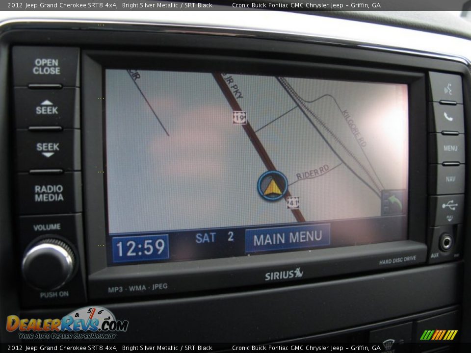 Navigation of 2012 Jeep Grand Cherokee SRT8 4x4 Photo #21