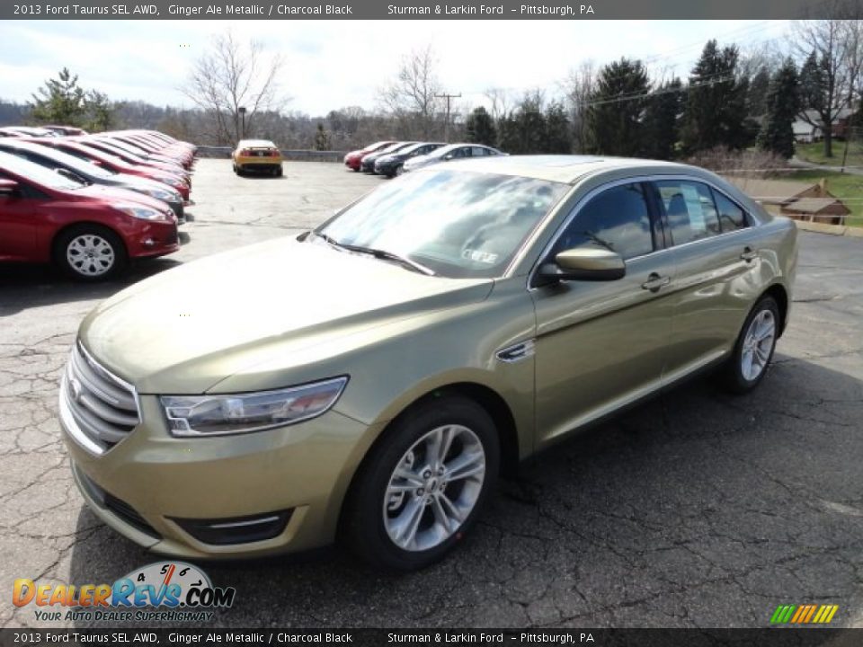 2013 Ford Taurus SEL AWD Ginger Ale Metallic / Charcoal Black Photo #5