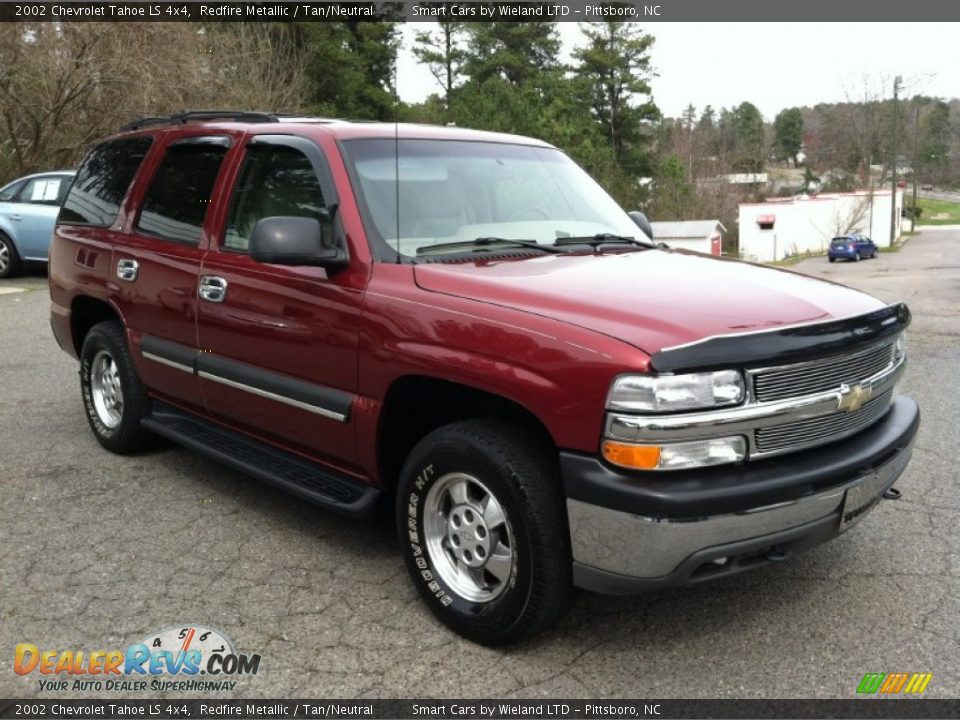 2002 Chevrolet Tahoe LS 4x4 Redfire Metallic / Tan/Neutral Photo #1