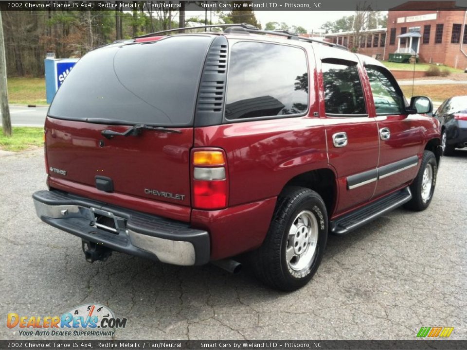 2002 Chevrolet Tahoe LS 4x4 Redfire Metallic / Tan/Neutral Photo #3