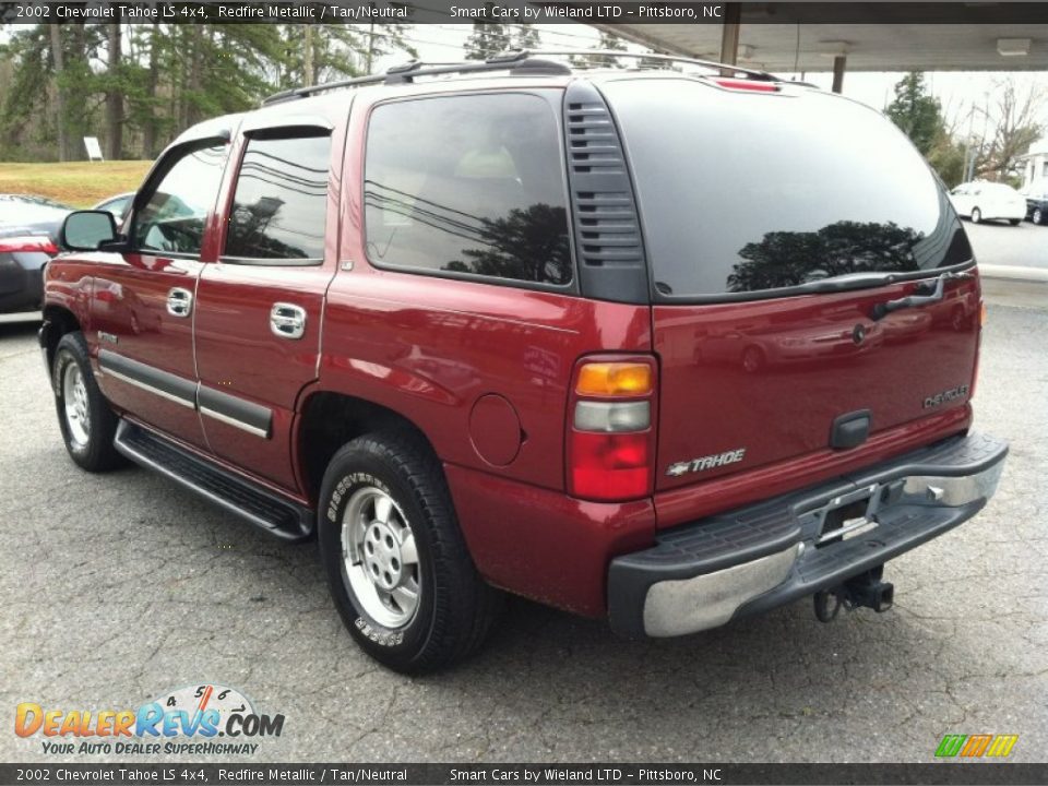 2002 Chevrolet Tahoe LS 4x4 Redfire Metallic / Tan/Neutral Photo #5