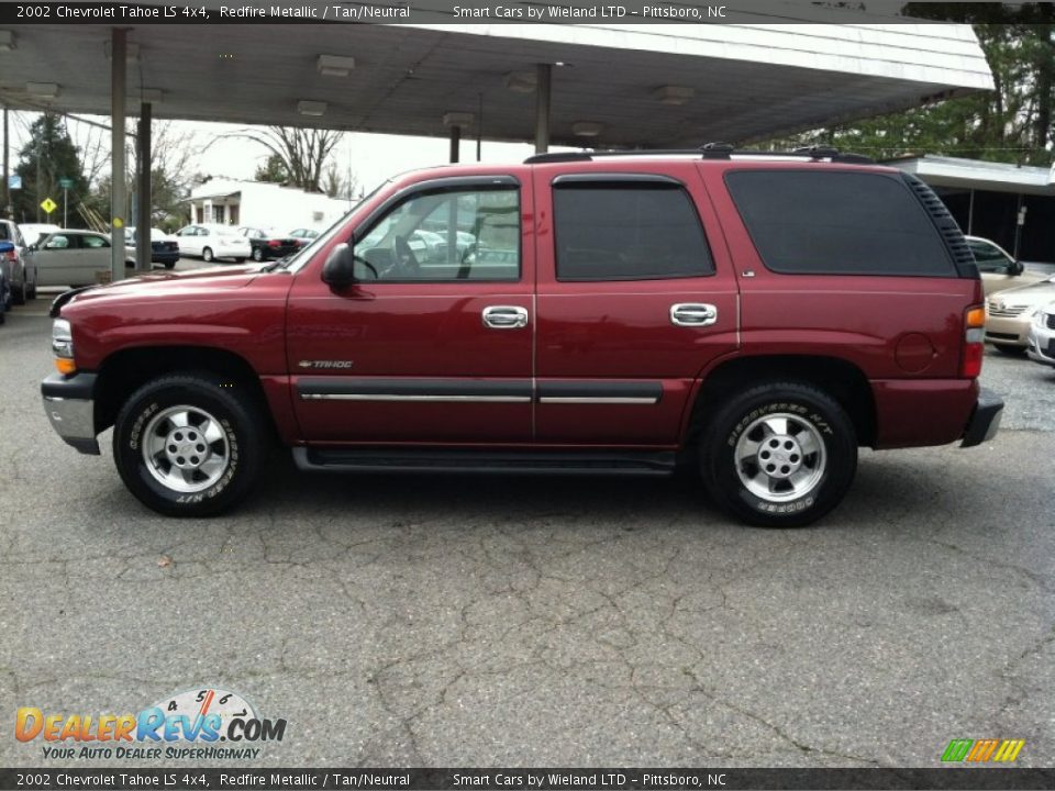 2002 Chevrolet Tahoe LS 4x4 Redfire Metallic / Tan/Neutral Photo #6