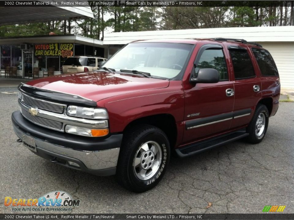 2002 Chevrolet Tahoe LS 4x4 Redfire Metallic / Tan/Neutral Photo #7