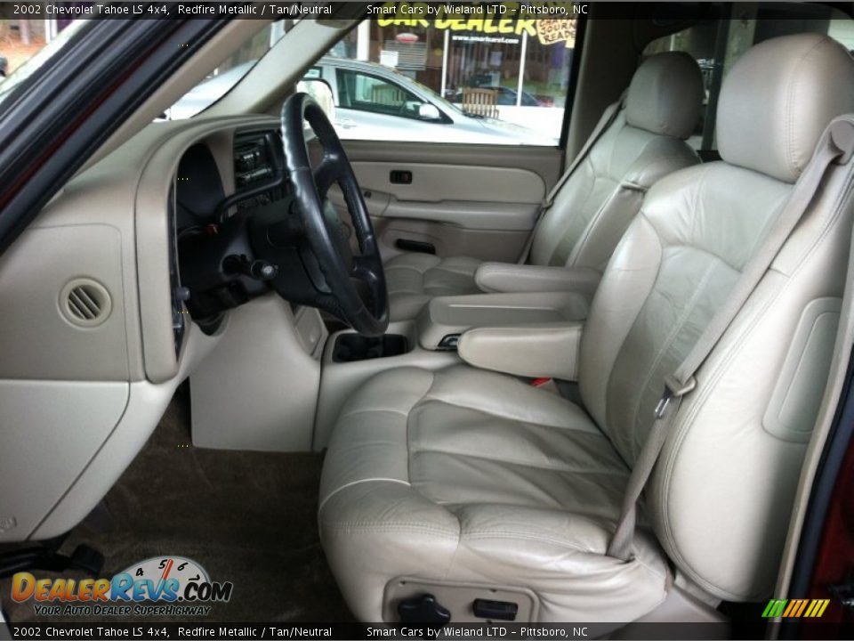 2002 Chevrolet Tahoe LS 4x4 Redfire Metallic / Tan/Neutral Photo #11