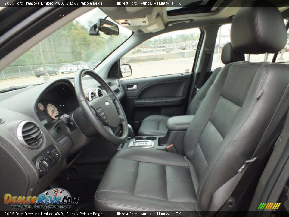 2006 Ford Freestyle Limited AWD Black / Pebble Beige Photo #3