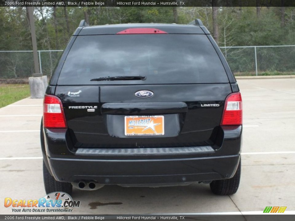 2006 Ford Freestyle Limited AWD Black / Pebble Beige Photo #6