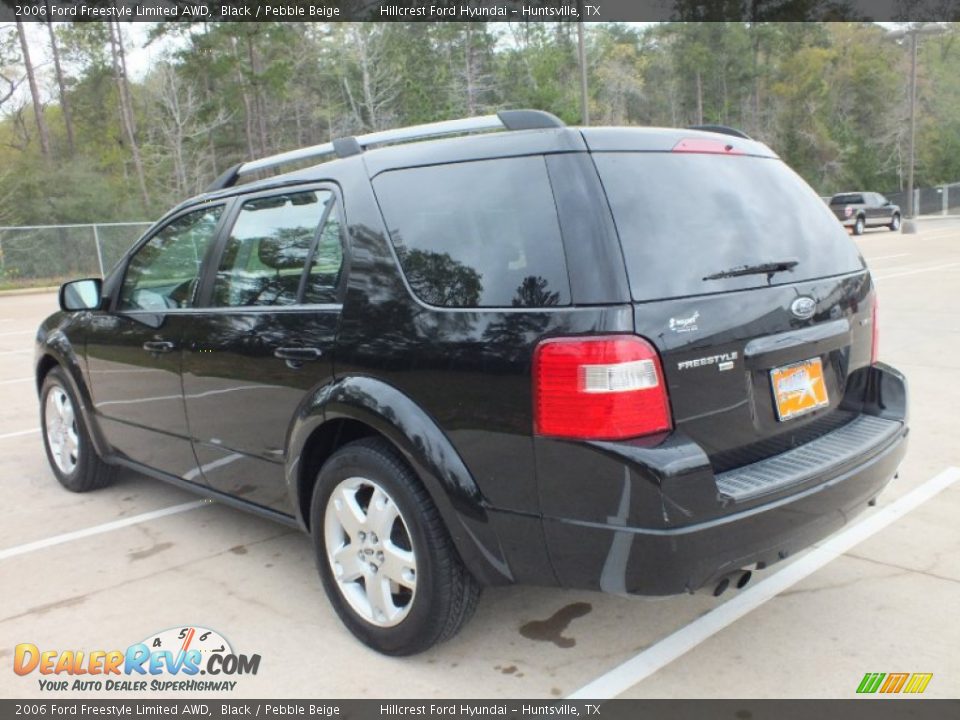 2006 Ford Freestyle Limited AWD Black / Pebble Beige Photo #7
