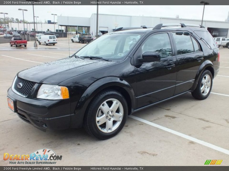 2006 Ford Freestyle Limited AWD Black / Pebble Beige Photo #9