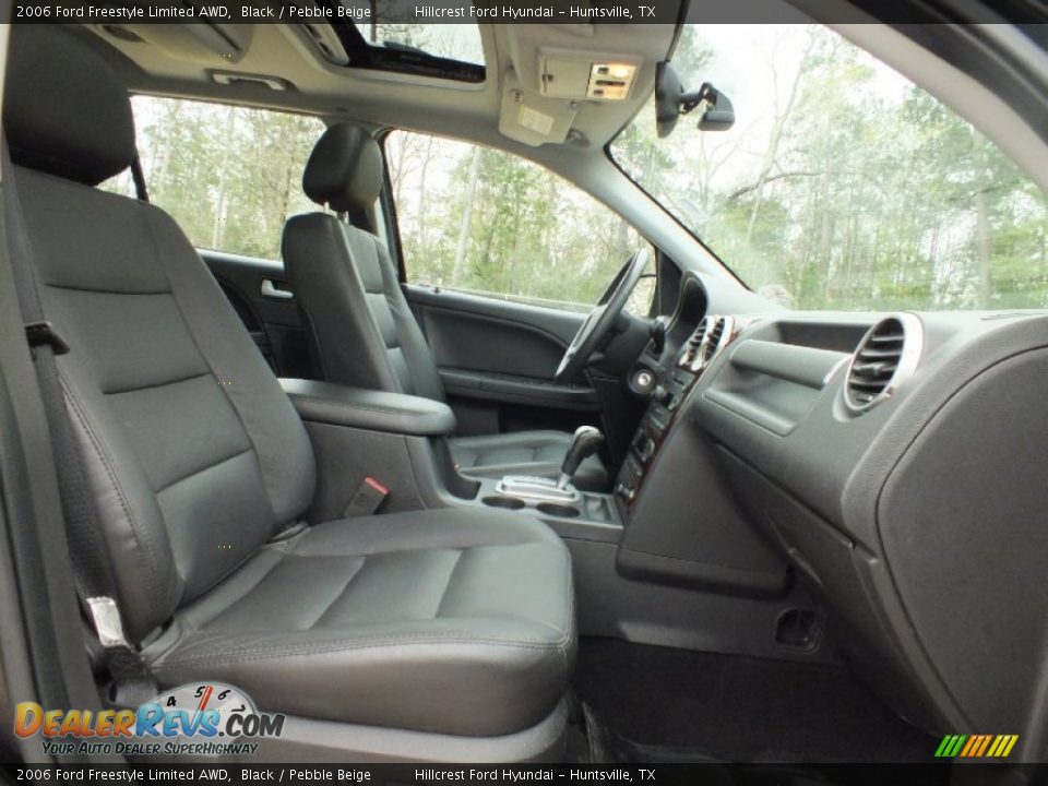 2006 Ford Freestyle Limited AWD Black / Pebble Beige Photo #29