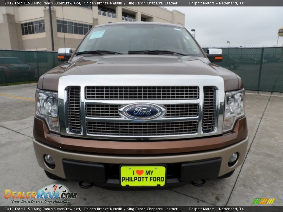 2012 Ford F150 King Ranch SuperCrew 4x4 Golden Bronze Metallic / King Ranch Chaparral Leather Photo #8