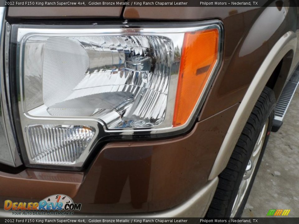 2012 Ford F150 King Ranch SuperCrew 4x4 Golden Bronze Metallic / King Ranch Chaparral Leather Photo #9