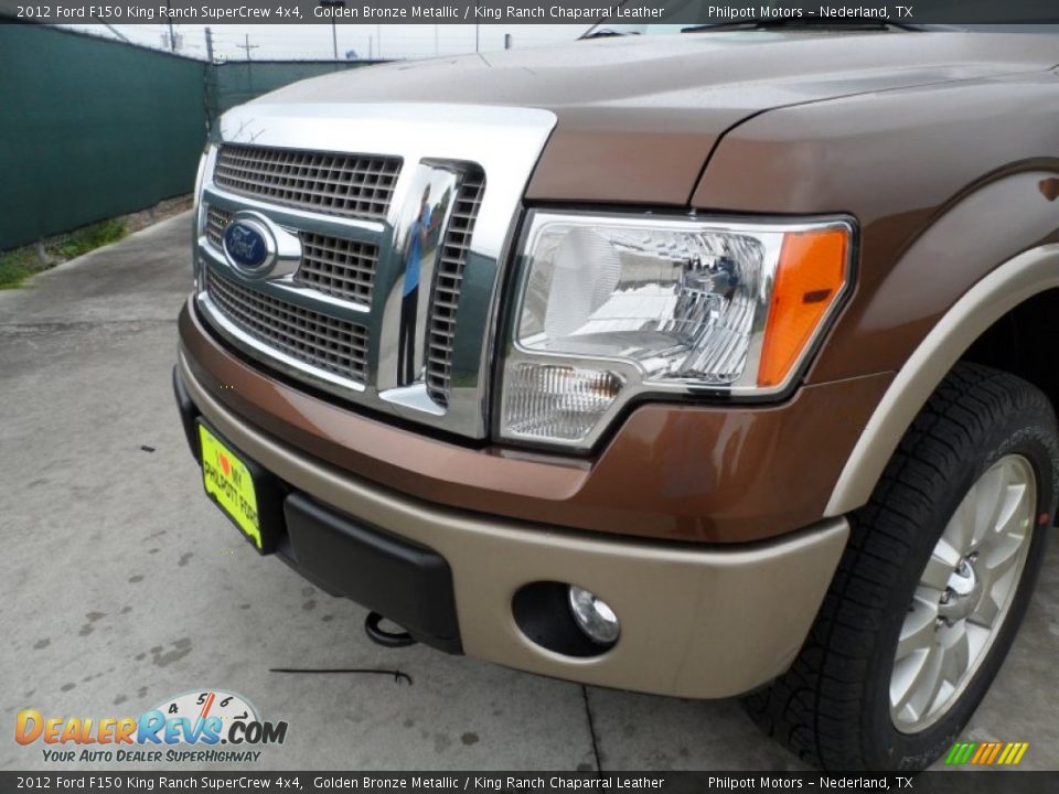 2012 Ford F150 King Ranch SuperCrew 4x4 Golden Bronze Metallic / King Ranch Chaparral Leather Photo #10