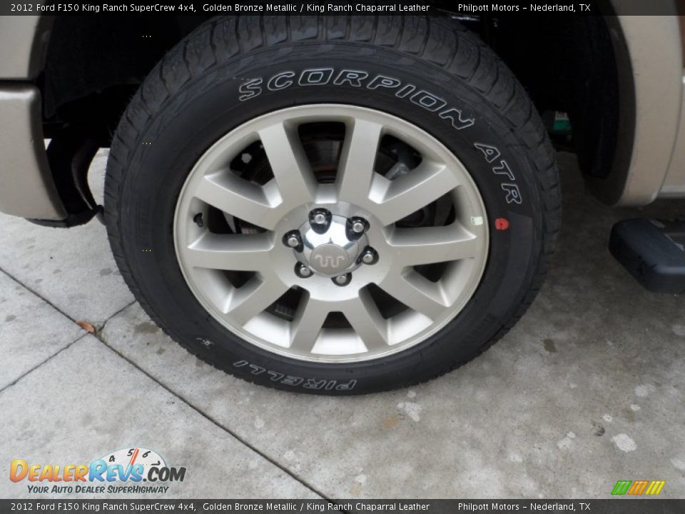 2012 Ford F150 King Ranch SuperCrew 4x4 Golden Bronze Metallic / King Ranch Chaparral Leather Photo #11