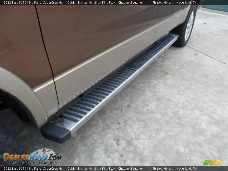 2012 Ford F150 King Ranch SuperCrew 4x4 Golden Bronze Metallic / King Ranch Chaparral Leather Photo #12