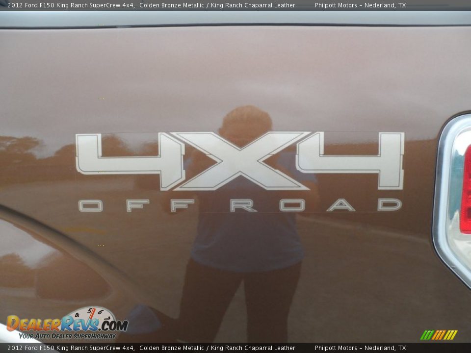 2012 Ford F150 King Ranch SuperCrew 4x4 Golden Bronze Metallic / King Ranch Chaparral Leather Photo #18