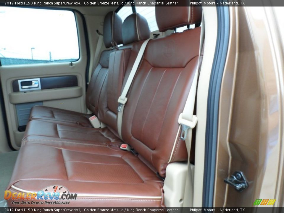 2012 Ford F150 King Ranch SuperCrew 4x4 Golden Bronze Metallic / King Ranch Chaparral Leather Photo #24