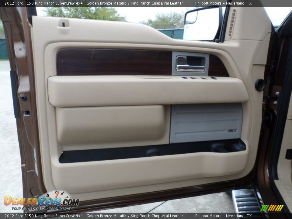 2012 Ford F150 King Ranch SuperCrew 4x4 Golden Bronze Metallic / King Ranch Chaparral Leather Photo #25