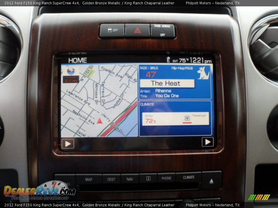 2012 Ford F150 King Ranch SuperCrew 4x4 Golden Bronze Metallic / King Ranch Chaparral Leather Photo #32
