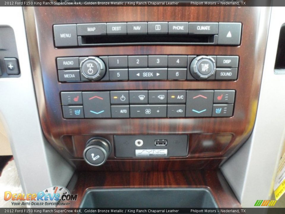 2012 Ford F150 King Ranch SuperCrew 4x4 Golden Bronze Metallic / King Ranch Chaparral Leather Photo #33