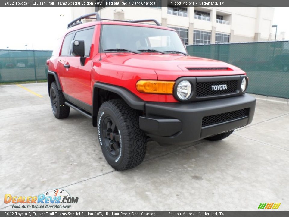 2012 Toyota FJ Cruiser Trail Teams Special Edition 4WD Radiant Red / Dark Charcoal Photo #1