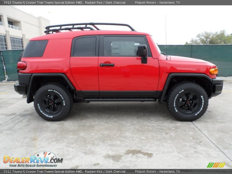 2012 Toyota FJ Cruiser Trail Teams Special Edition 4WD Radiant Red / Dark Charcoal Photo #2