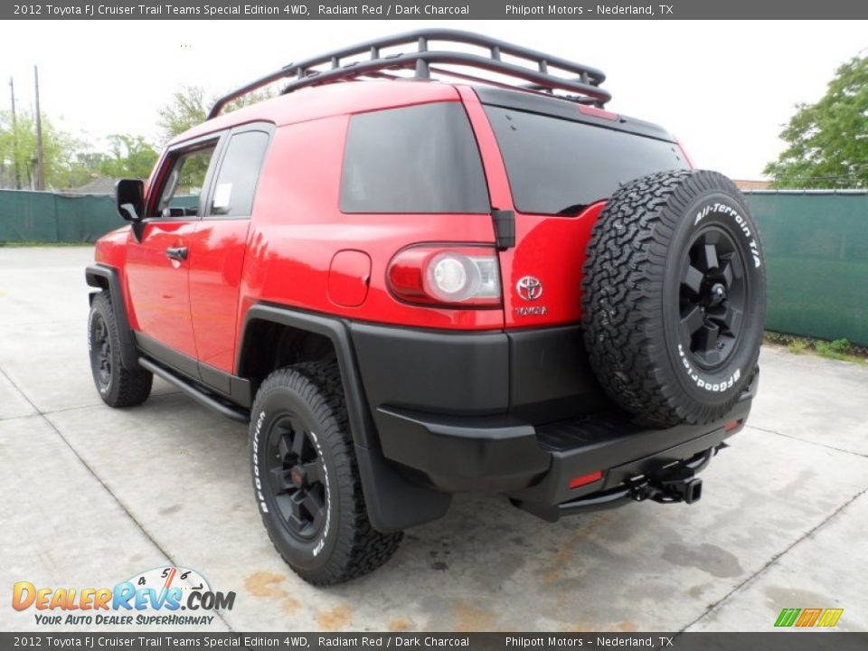 2012 Toyota FJ Cruiser Trail Teams Special Edition 4WD Radiant Red / Dark Charcoal Photo #5