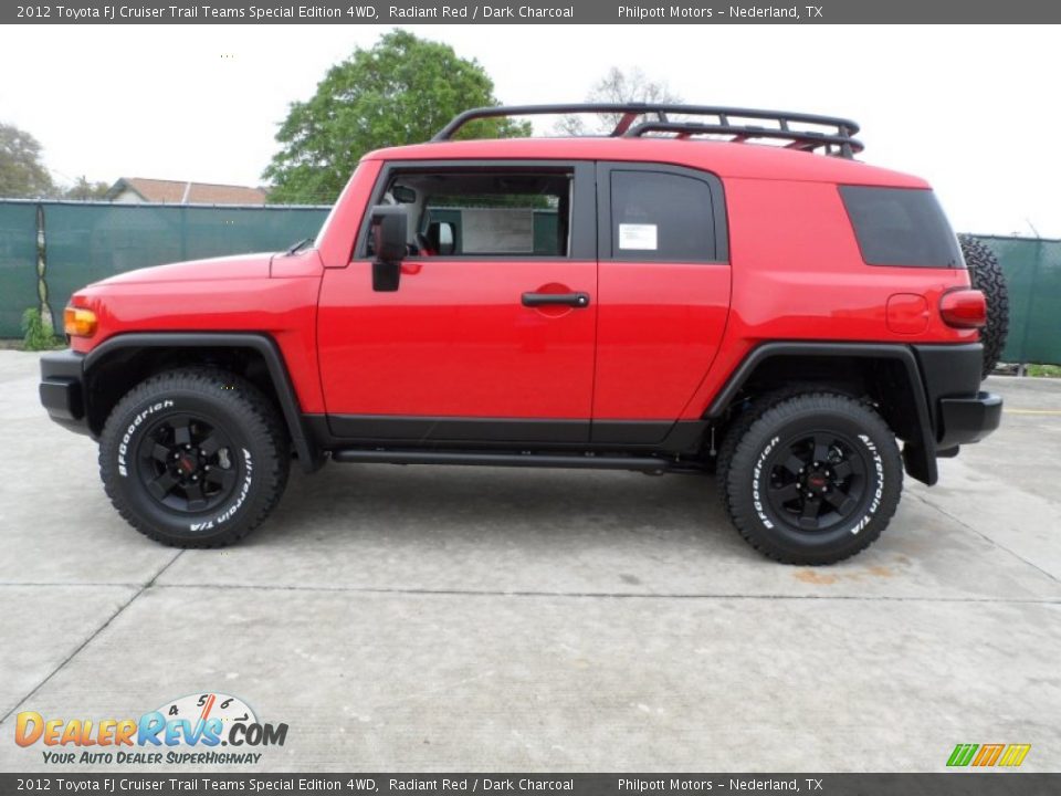 2012 Toyota FJ Cruiser Trail Teams Special Edition 4WD Radiant Red / Dark Charcoal Photo #6