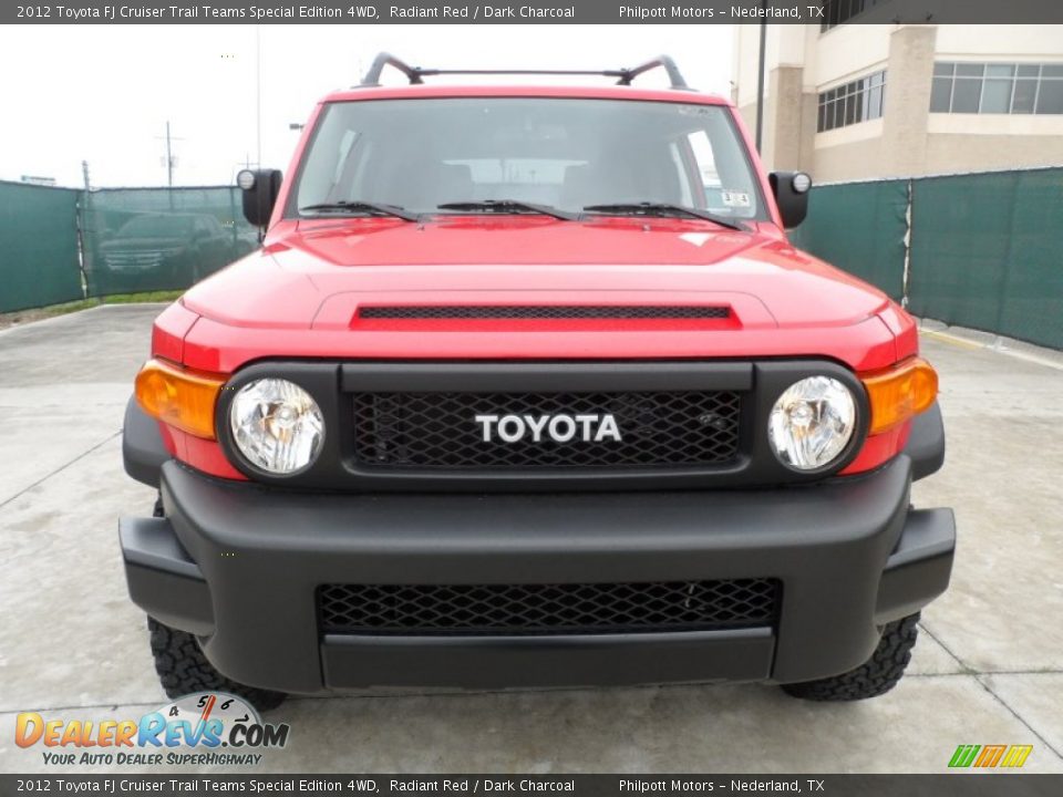 2012 Toyota FJ Cruiser Trail Teams Special Edition 4WD Radiant Red / Dark Charcoal Photo #8