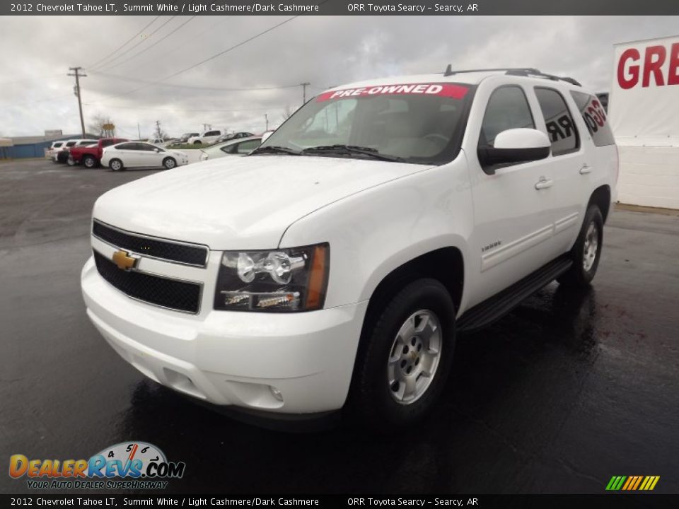 2012 Chevrolet Tahoe LT Summit White / Light Cashmere/Dark Cashmere Photo #3