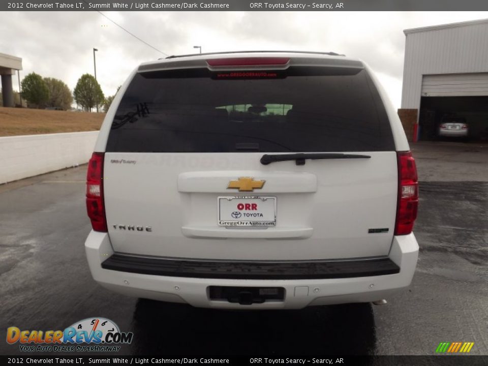 2012 Chevrolet Tahoe LT Summit White / Light Cashmere/Dark Cashmere Photo #6