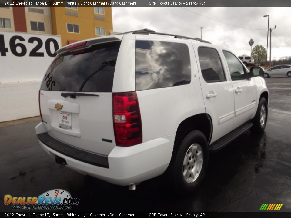 2012 Chevrolet Tahoe LT Summit White / Light Cashmere/Dark Cashmere Photo #7