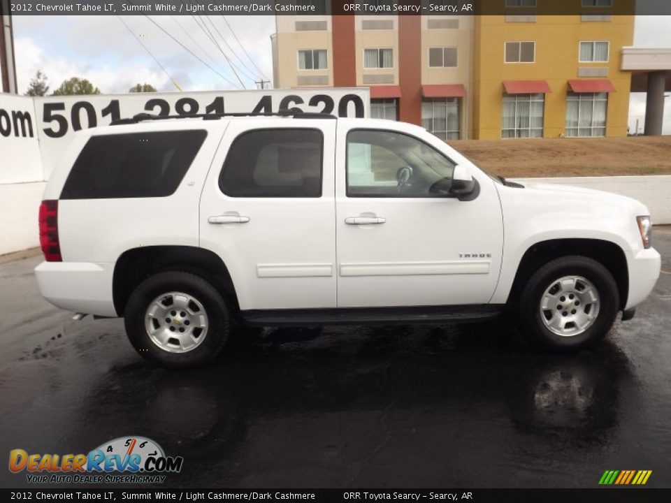 2012 Chevrolet Tahoe LT Summit White / Light Cashmere/Dark Cashmere Photo #8