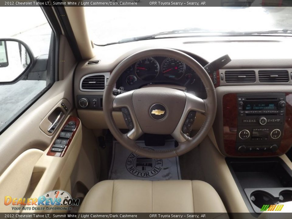 2012 Chevrolet Tahoe LT Summit White / Light Cashmere/Dark Cashmere Photo #9