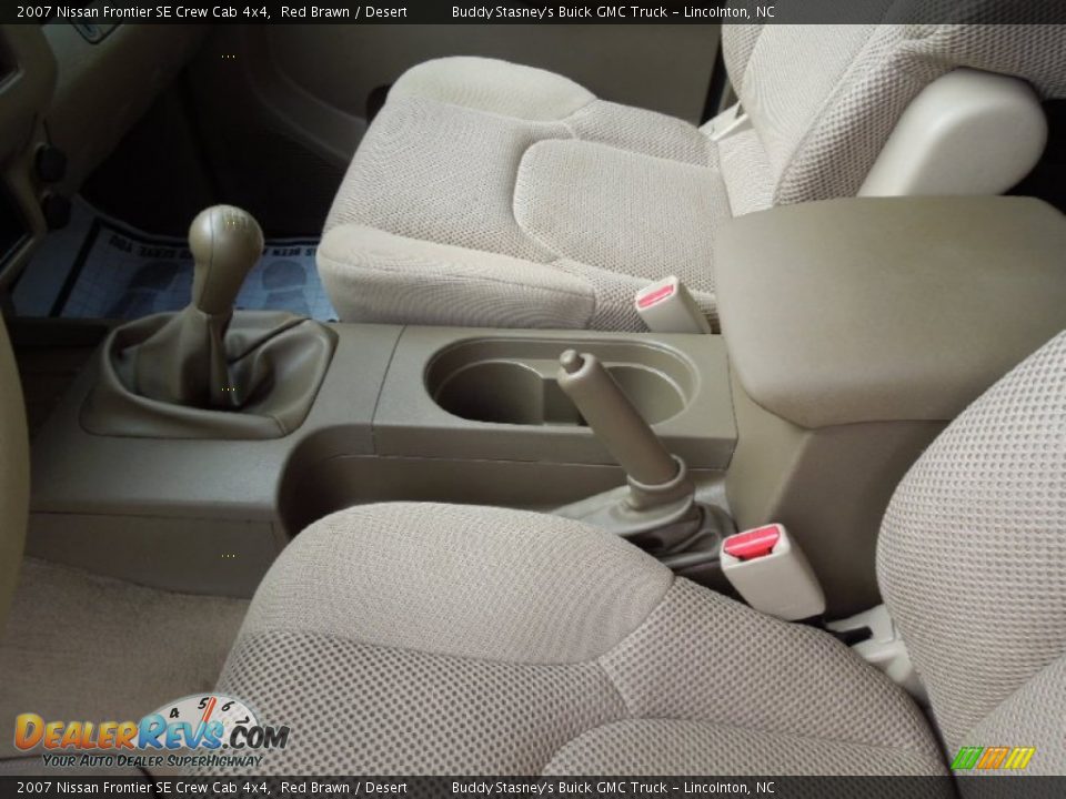 2007 Nissan Frontier SE Crew Cab 4x4 Red Brawn / Desert Photo #7