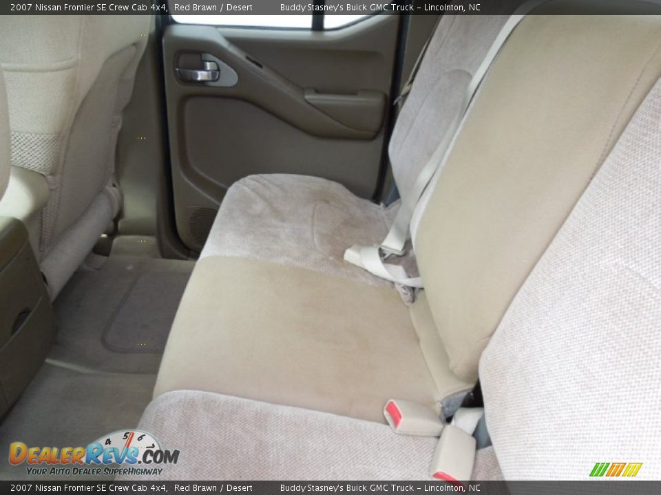 2007 Nissan Frontier SE Crew Cab 4x4 Red Brawn / Desert Photo #14