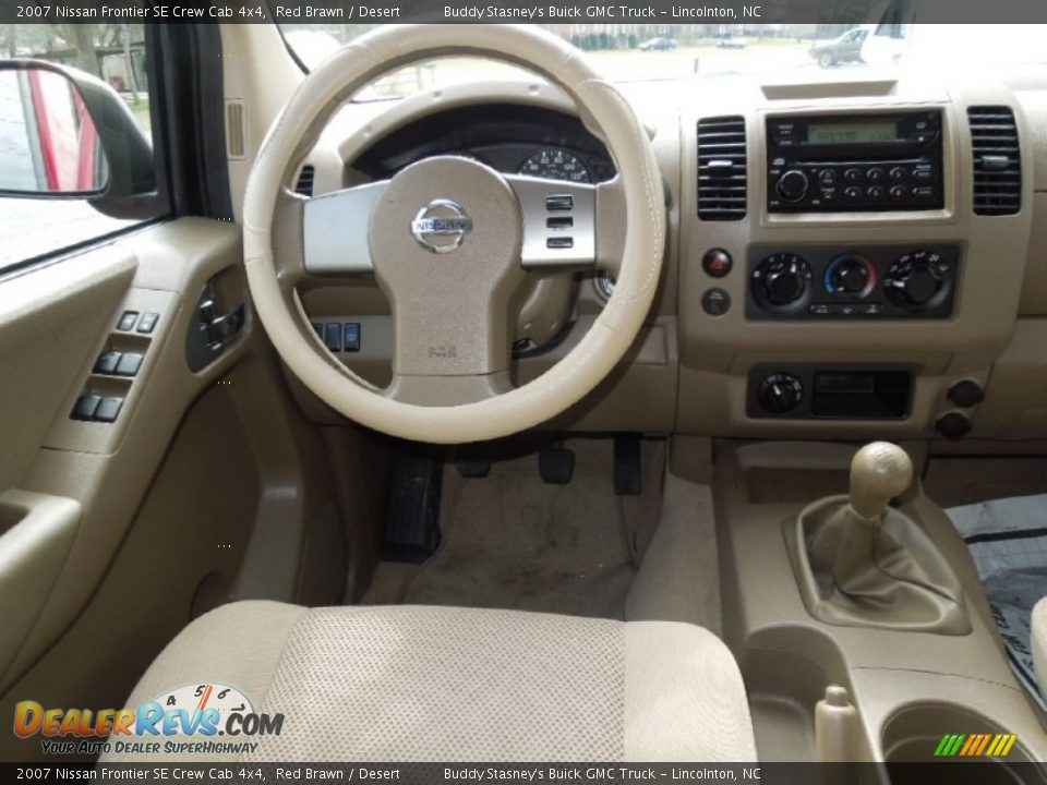 2007 Nissan Frontier SE Crew Cab 4x4 Red Brawn / Desert Photo #15