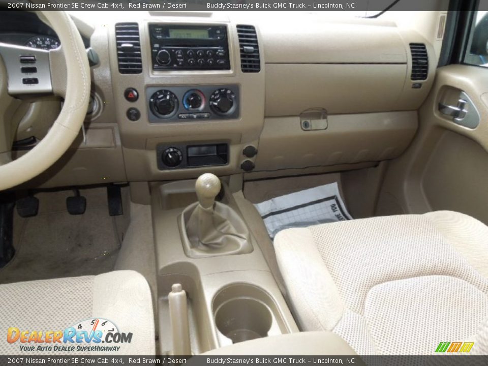 2007 Nissan Frontier SE Crew Cab 4x4 Red Brawn / Desert Photo #16
