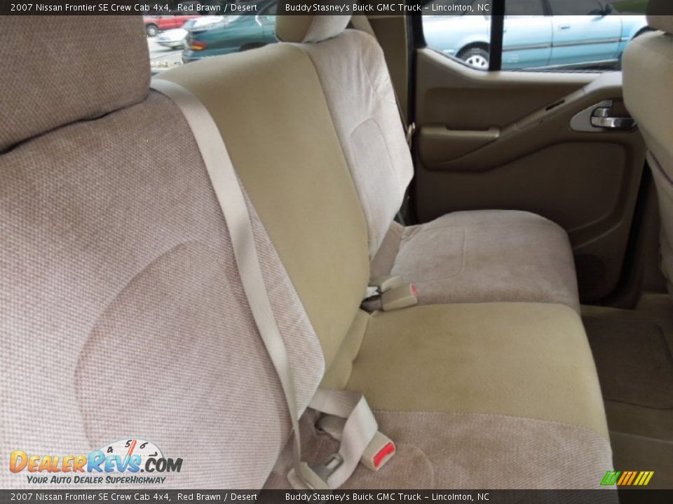 2007 Nissan Frontier SE Crew Cab 4x4 Red Brawn / Desert Photo #18