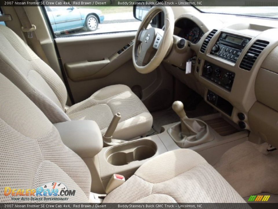 2007 Nissan Frontier SE Crew Cab 4x4 Red Brawn / Desert Photo #20