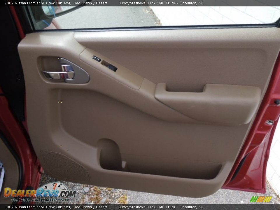 2007 Nissan Frontier SE Crew Cab 4x4 Red Brawn / Desert Photo #21