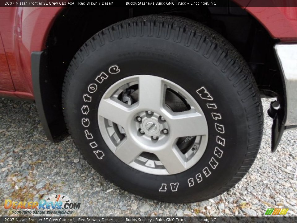 2007 Nissan Frontier SE Crew Cab 4x4 Red Brawn / Desert Photo #22