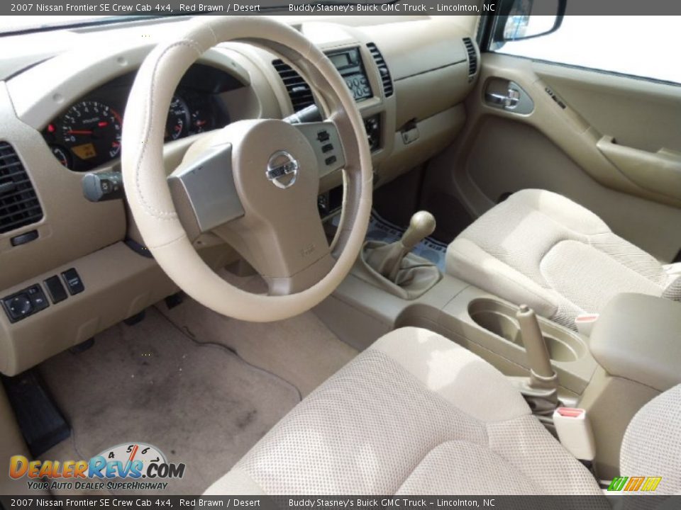 2007 Nissan Frontier SE Crew Cab 4x4 Red Brawn / Desert Photo #24