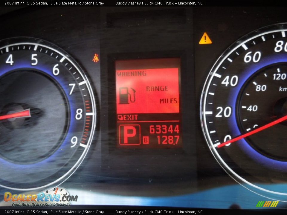2007 Infiniti G 35 Sedan Blue Slate Metallic / Stone Gray Photo #13