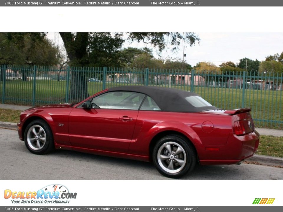 Redfire Metallic 2005 Ford Mustang GT Premium Convertible Photo #5