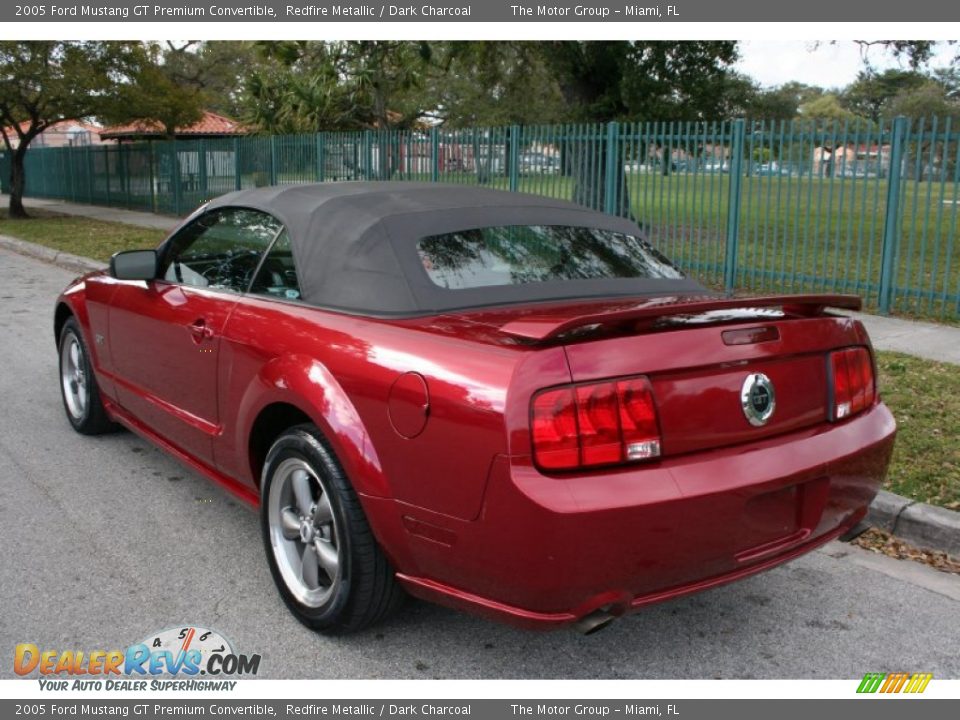 Redfire Metallic 2005 Ford Mustang GT Premium Convertible Photo #7