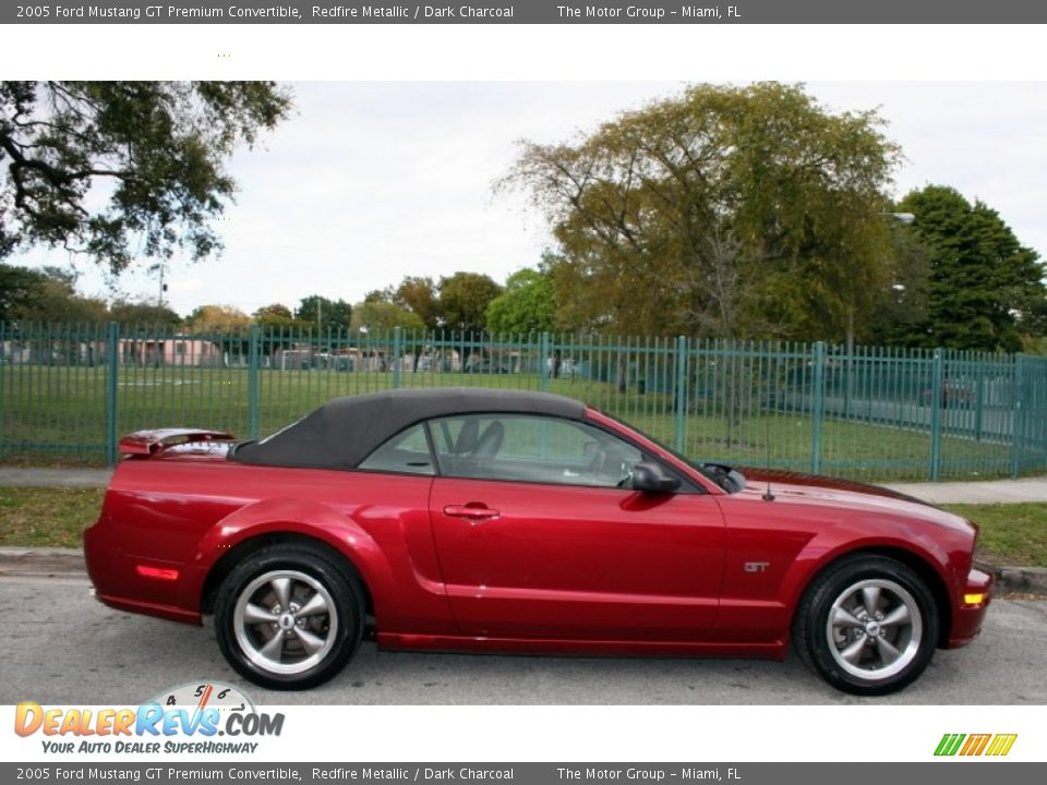 Redfire Metallic 2005 Ford Mustang GT Premium Convertible Photo #13