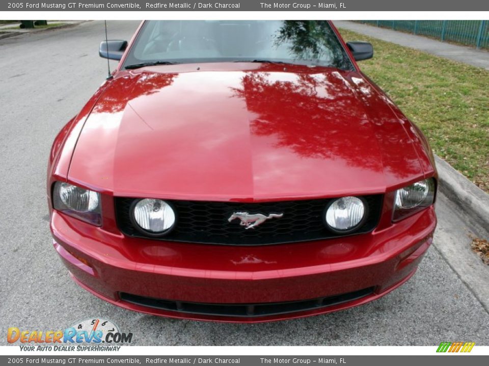 2005 Ford Mustang GT Premium Convertible Redfire Metallic / Dark Charcoal Photo #19