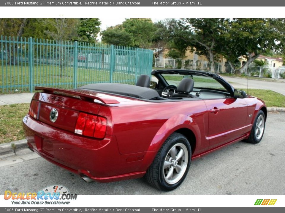 Redfire Metallic 2005 Ford Mustang GT Premium Convertible Photo #22