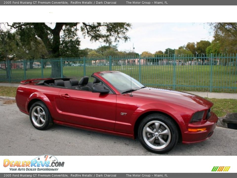 Redfire Metallic 2005 Ford Mustang GT Premium Convertible Photo #24